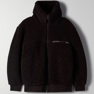 Wilfred Free black teddy jacket xs